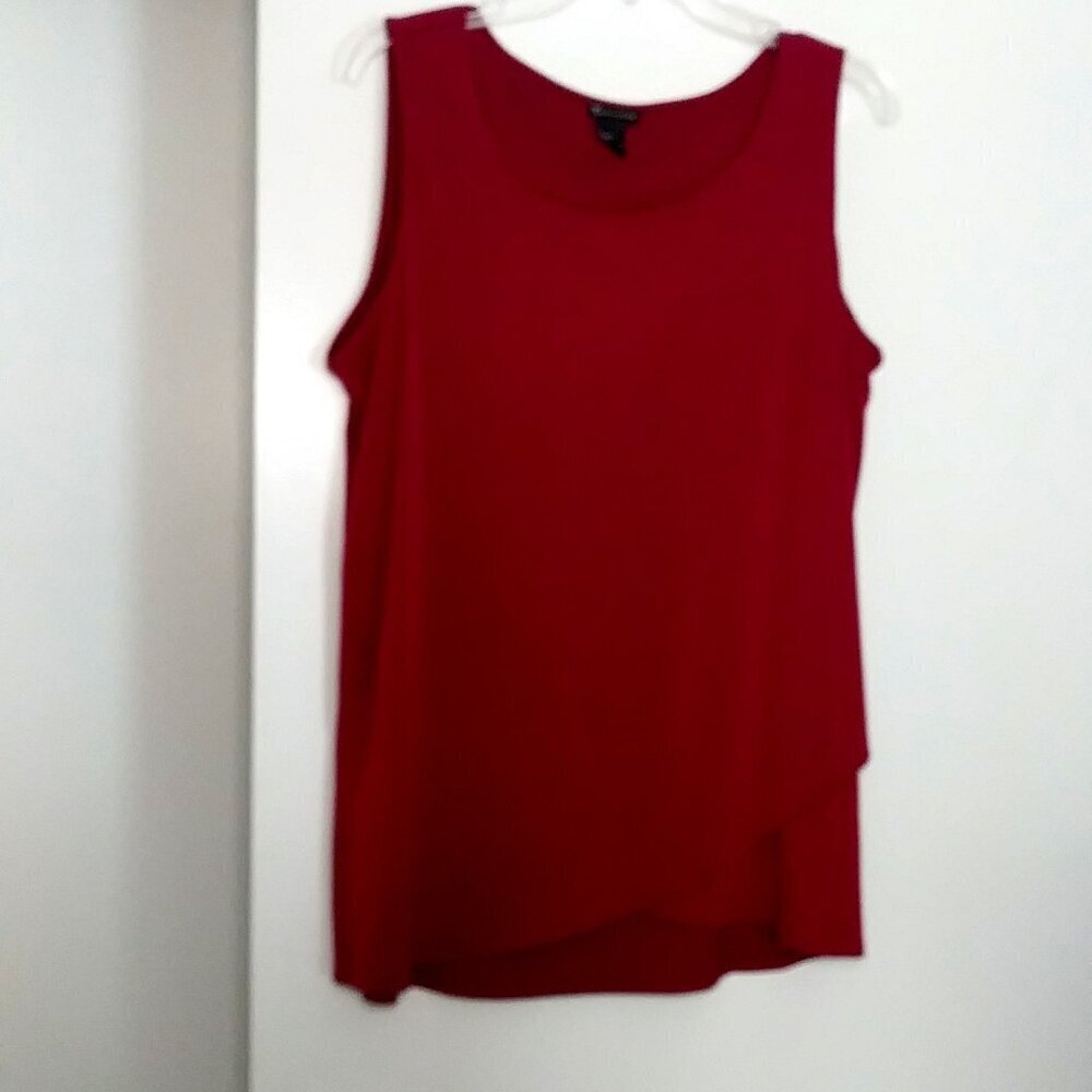 New Directions Burgundy Sleeveless Top | Sixe XL